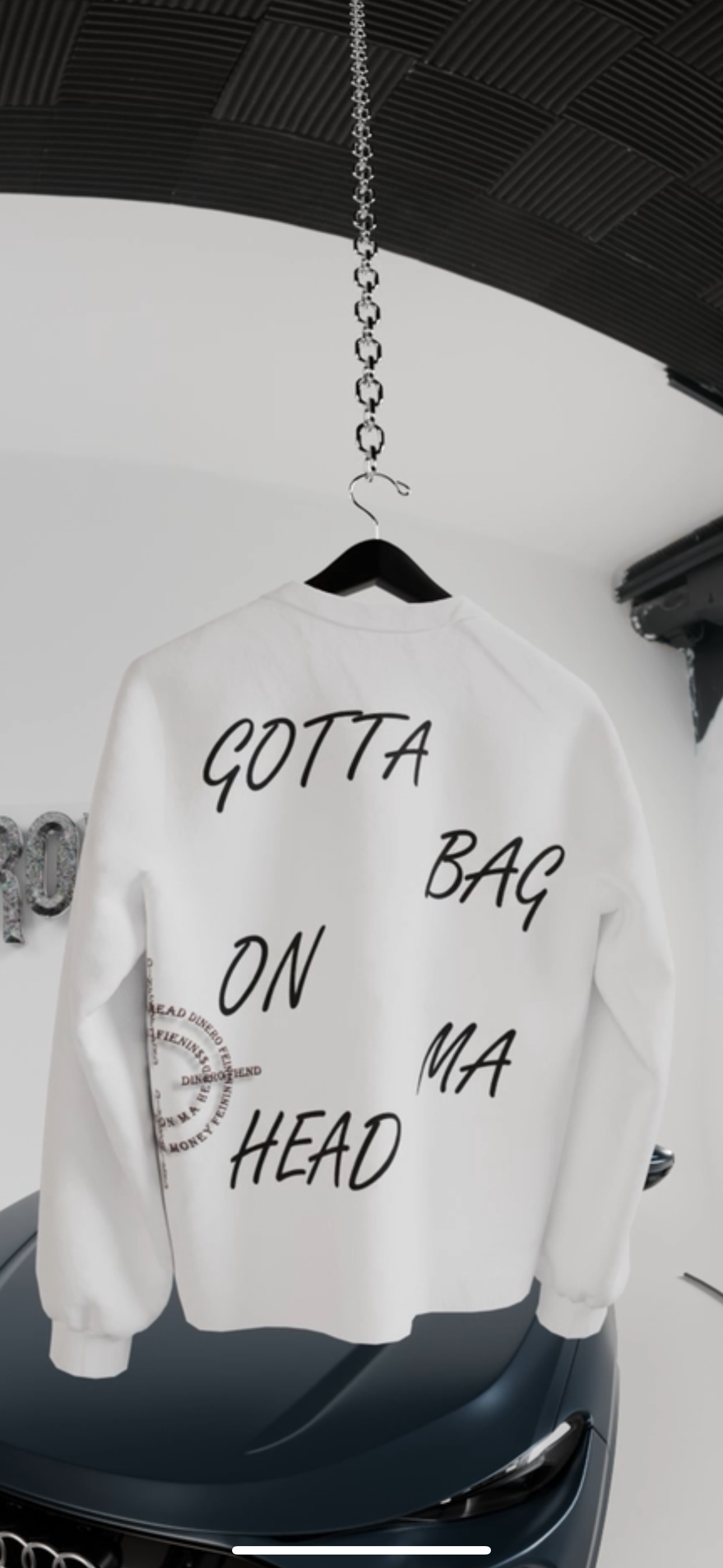 White VVS Dinerofiend Sweatshirt