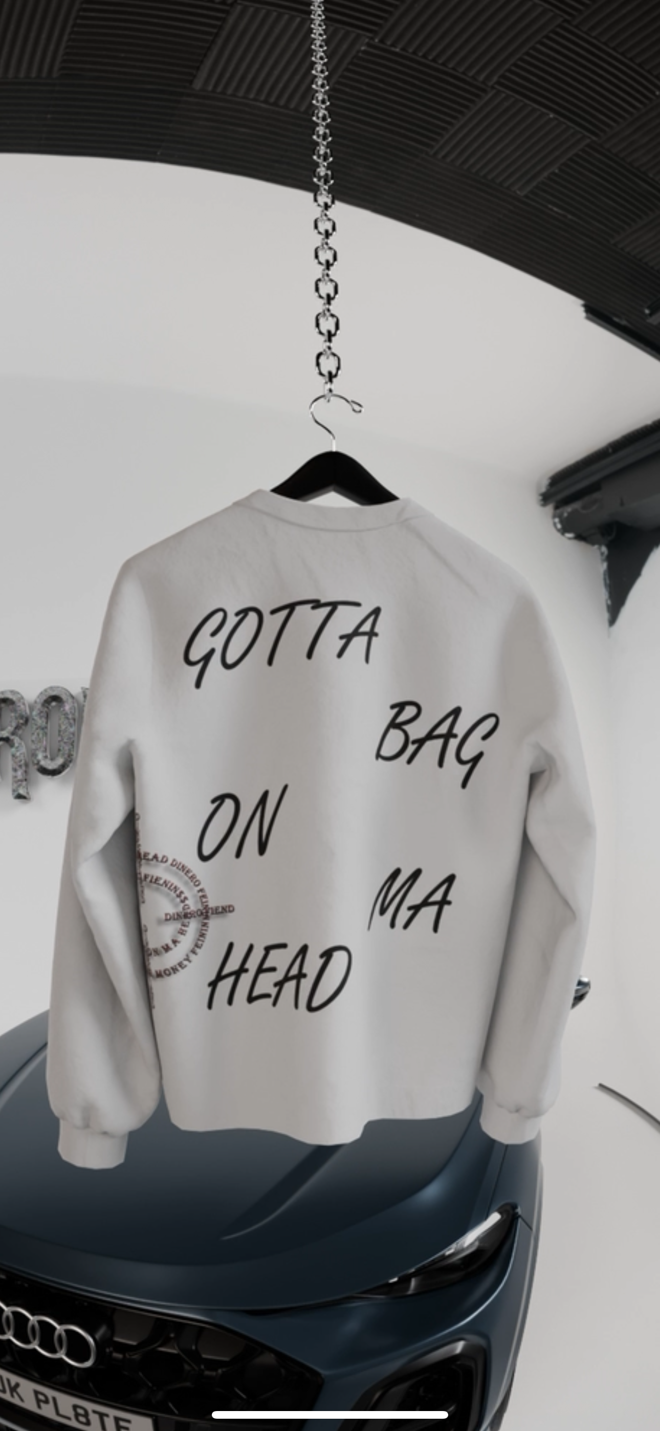 Gray VVS Dinerofiend Sweatshirt