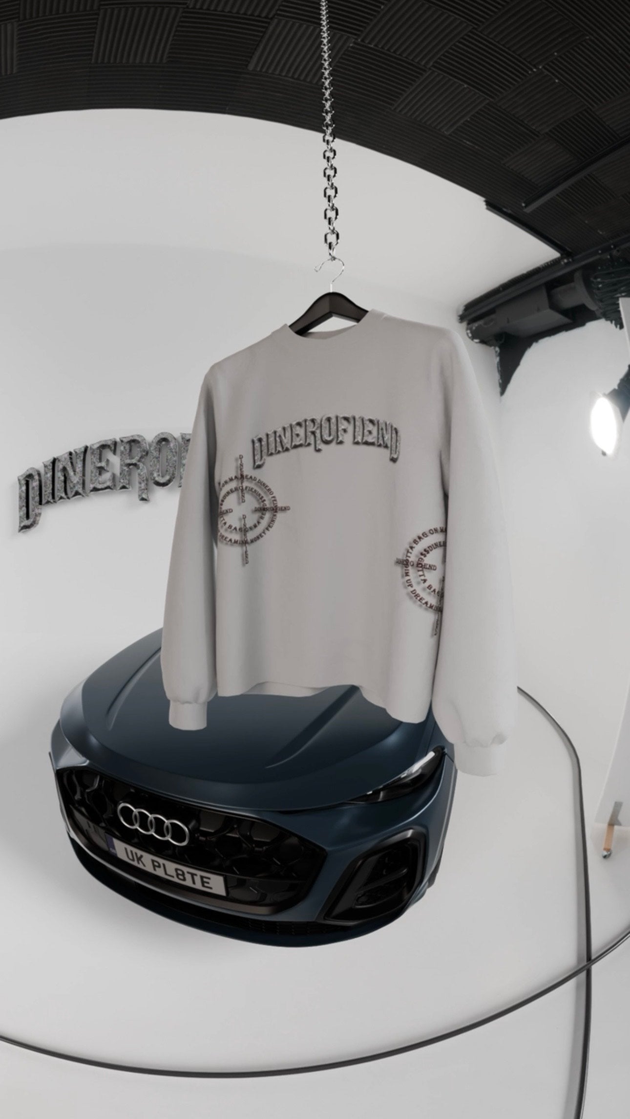 Gray VVS Dinerofiend Sweatshirt